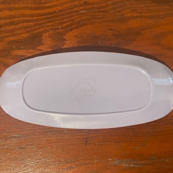Vintage Royalon Melmac Lavender / Purple Retro Butter Dish w/Lid USA 321/320 - Picture 5 of 6